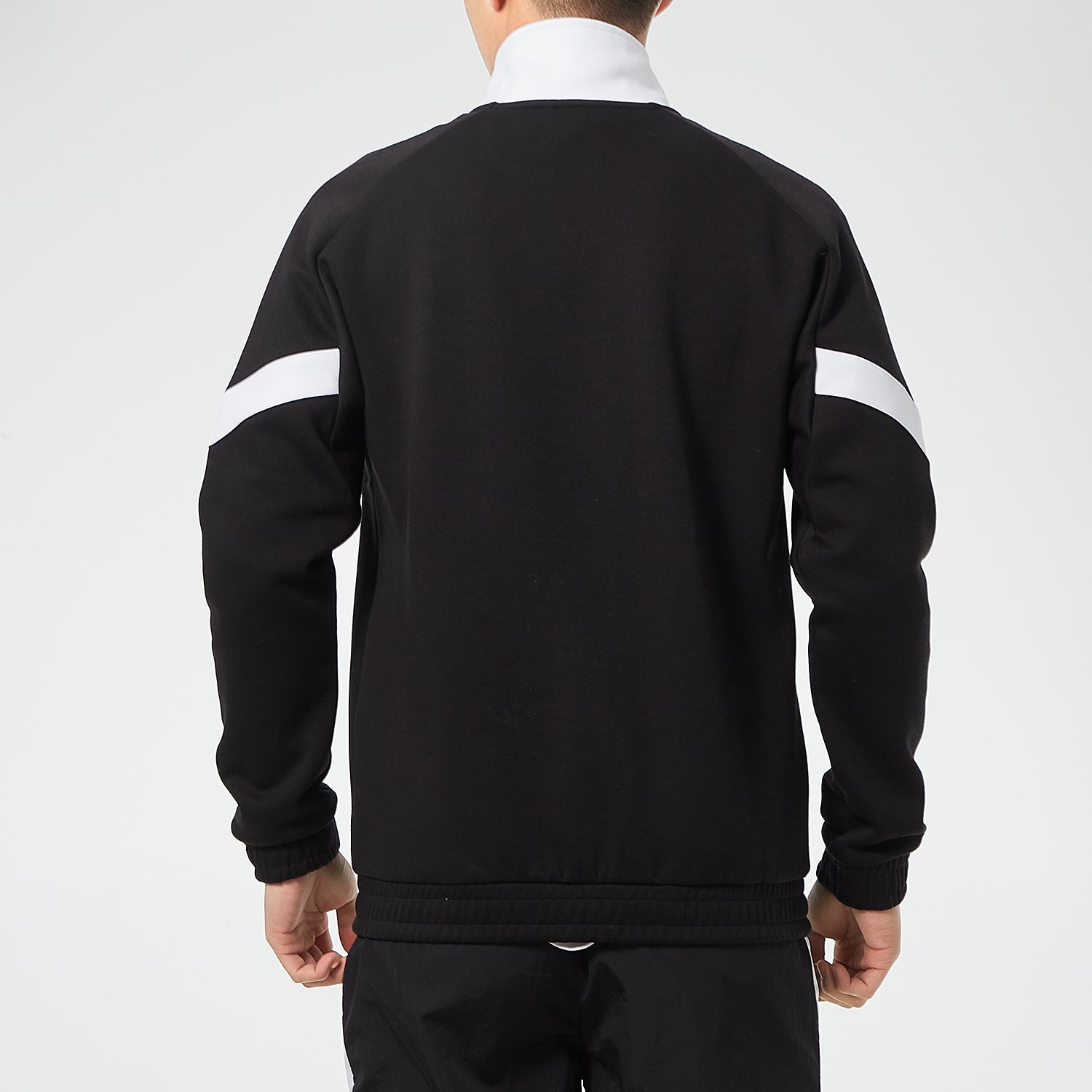 PUMA Logo Sports Stand Collar Jacket Black 531339-01
