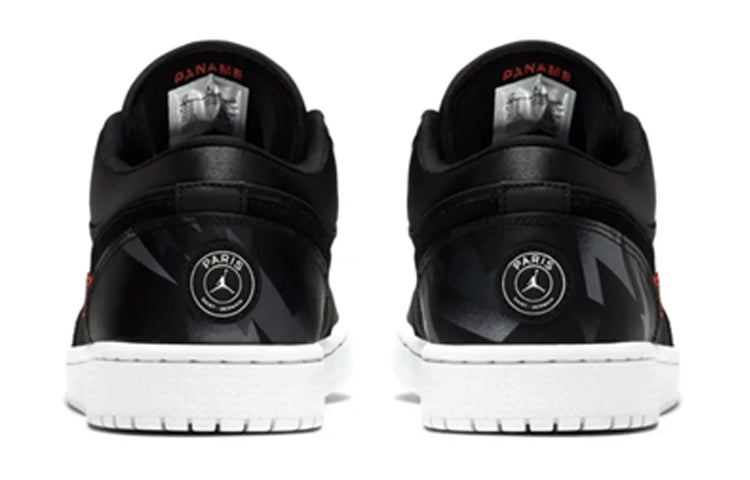 (GS) Air Jordan 1 Low x Paris Saint-Germain 'Black' CN1077-001