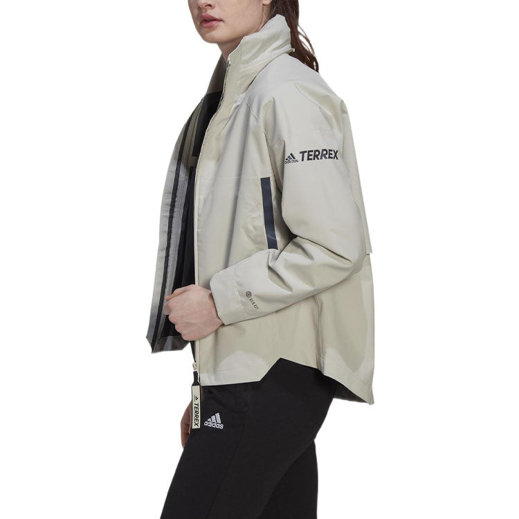 (WMNS) adidas Terrex CT Myshelter RAIN.RDY Jackets 'Beige' HG6024