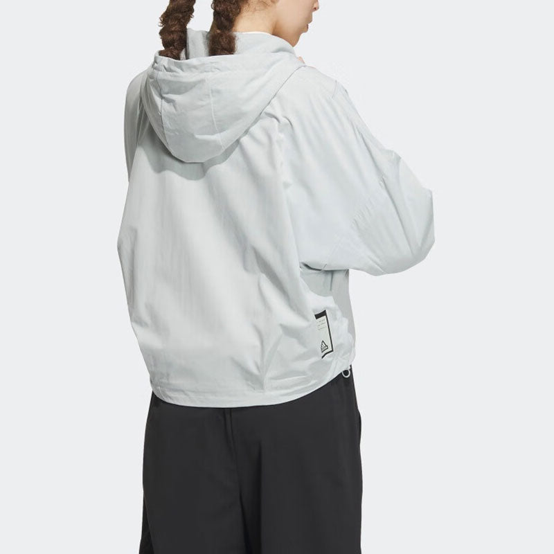 (WMNS) adidas City ESC Woven Jackets 'Grey' IP7036
