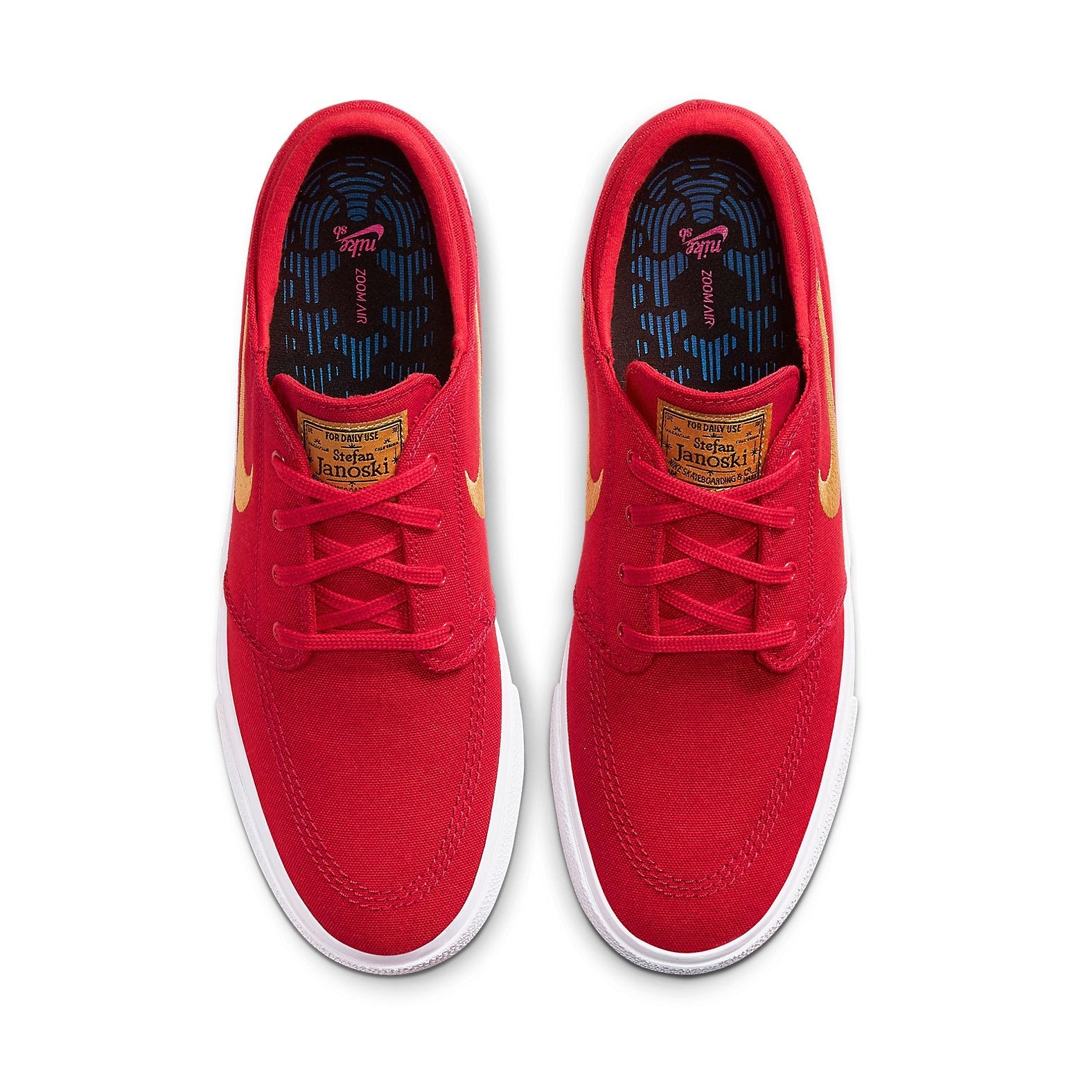 Nike Zoom Stefan Janoski Canvas RM SB 'University Red Club Gold' AR7718-603