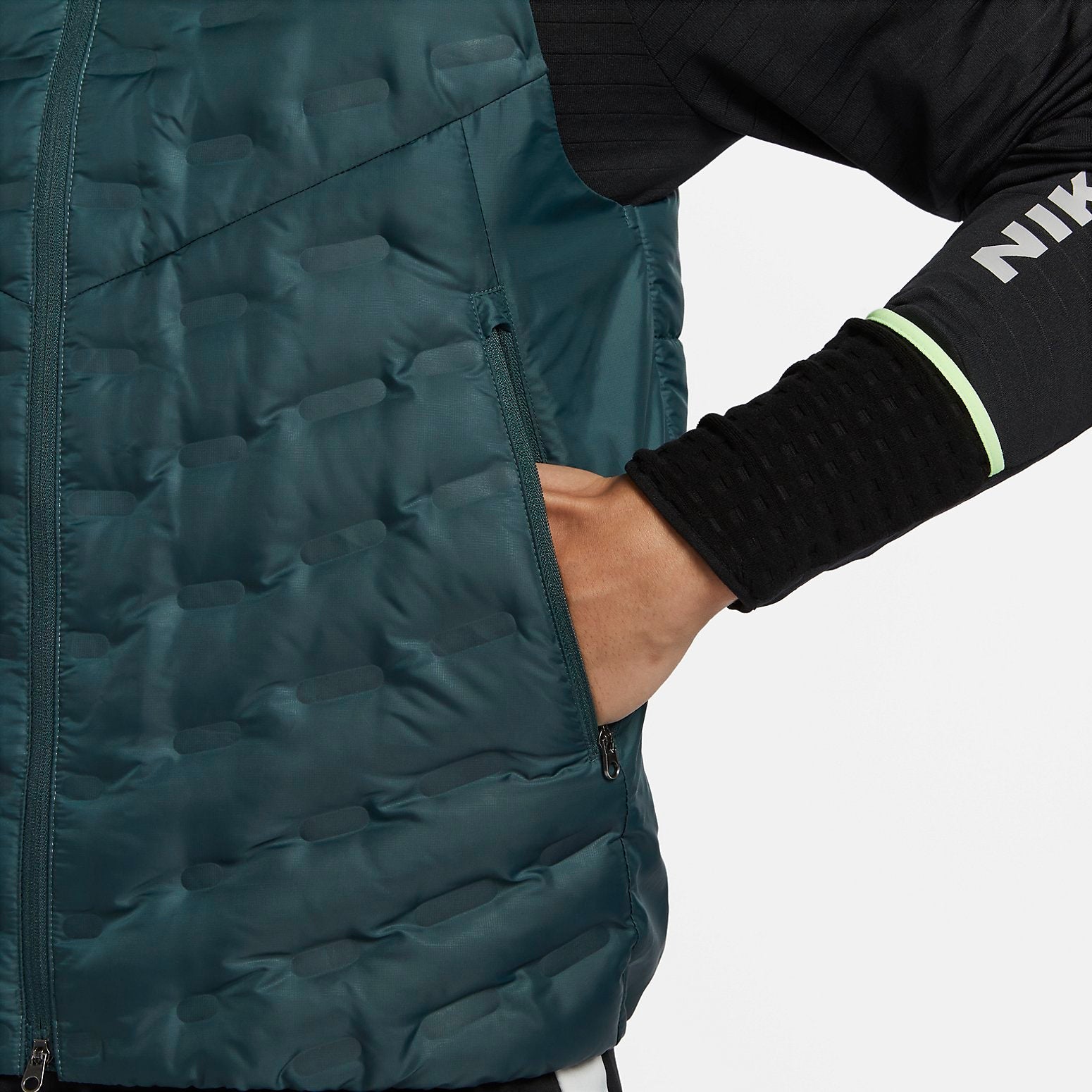 Nike Therma-FIT ADV Repel Down Running Vest Asia Sizing 'Dark Green' FB7543-328