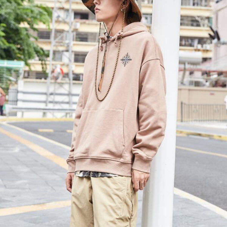 Li-Ning x Dunhuang Museum Crossover CF Series Casual Sports Pullover Hoodie 'Khaki' AWDQC51-4