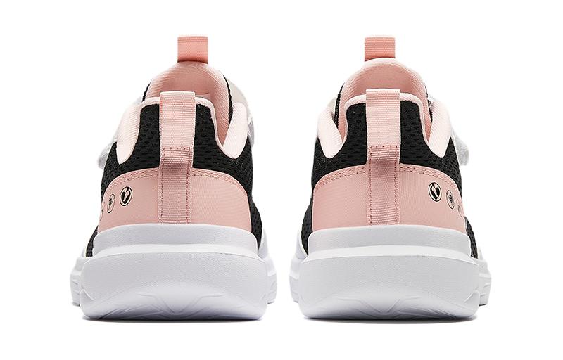 (GS) ANTA Running Series Sneakers 'Black White Pink' A22435567-7