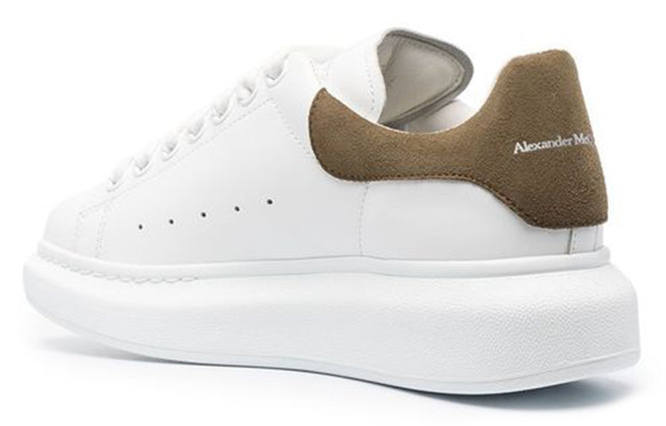 (WMNS) Alexander McQueen Oversized Sneaker 'White Khaki' 553770WHGP79256