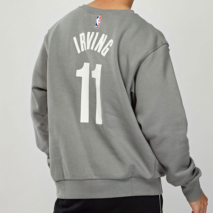 Air Jordan Brooklyn Nets Round Neck Pullover Gray CN1035-002