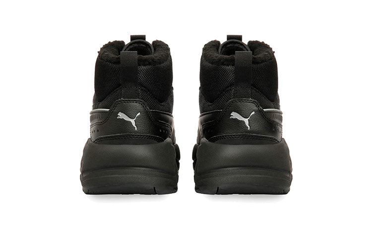 PUMA X-ray 2 Square Mid Reflective Black Mid Running Shoes 375025-01