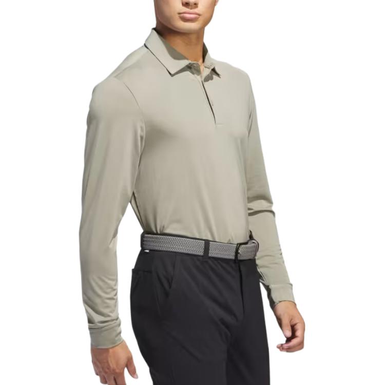 adidas Long Sleeve Polo Shirt Asia Sizing 'Green' IT7212