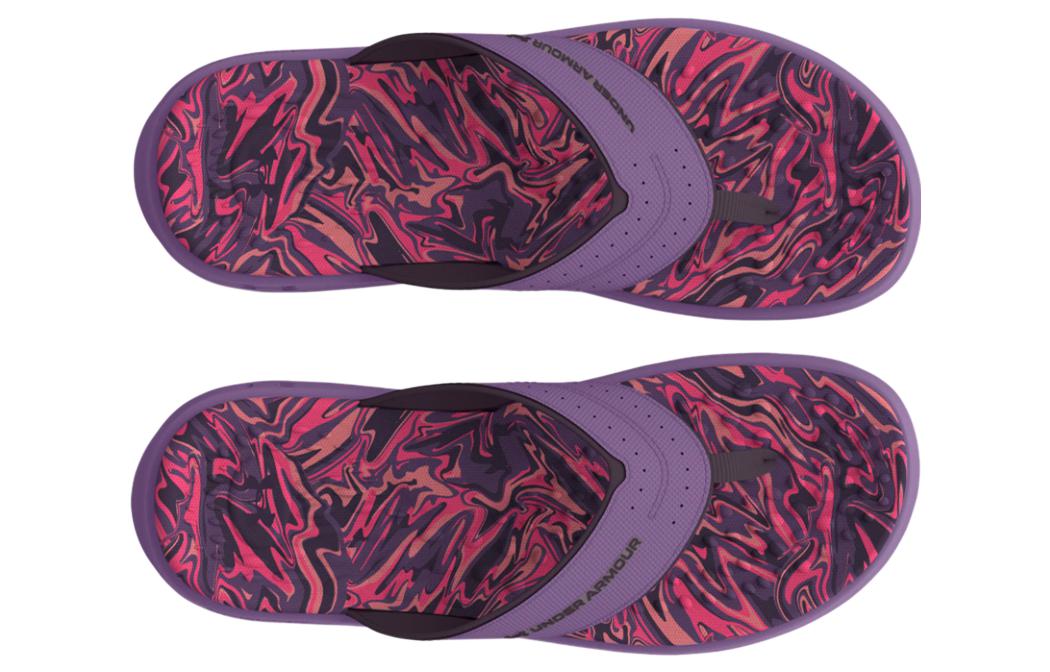 (WMNS) Under Armour Ignite Pro Marbella Graphic Sandal 'Retro Purple Marble' 3026031-500