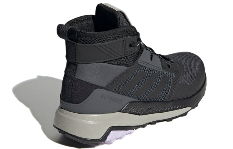 (WMNS) adidas Outdoor Terrex Trailmaker Mid 'Black Grey' FU7243