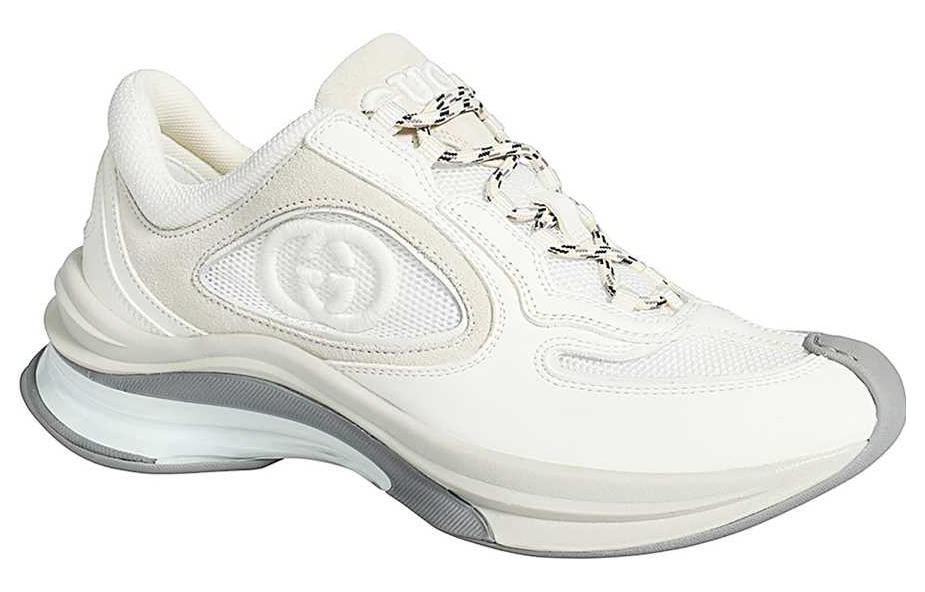 (WMNS) Gucci Run Sneaker 'White Suede' 746939-AAB62-9144