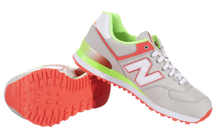(WMNS) New Balance 574 Alpine Low Cut Grey/Orange/Green WL574APN