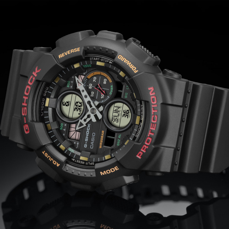 CASIO G-Shock Analog-Digital 'Black' GA-140-1A4PRBS
