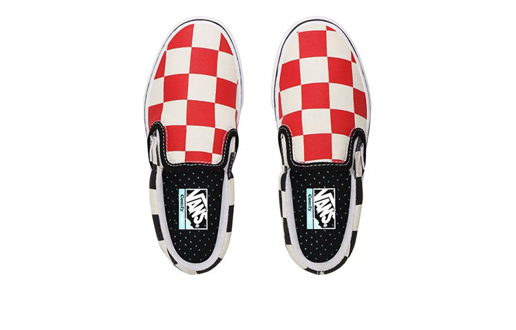 (PS) Vans Big Checker Comfycush Slip-on 'Black Red' VN0A4U1SXWD