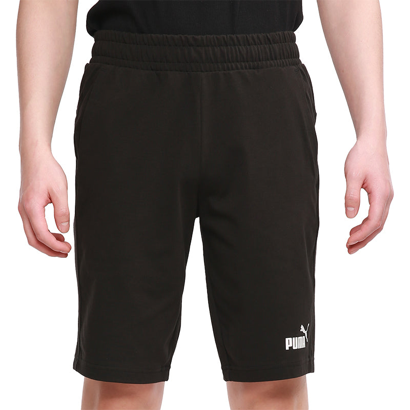 PUMA Essentials Short 12" Cotton 'Black White' 588722-01