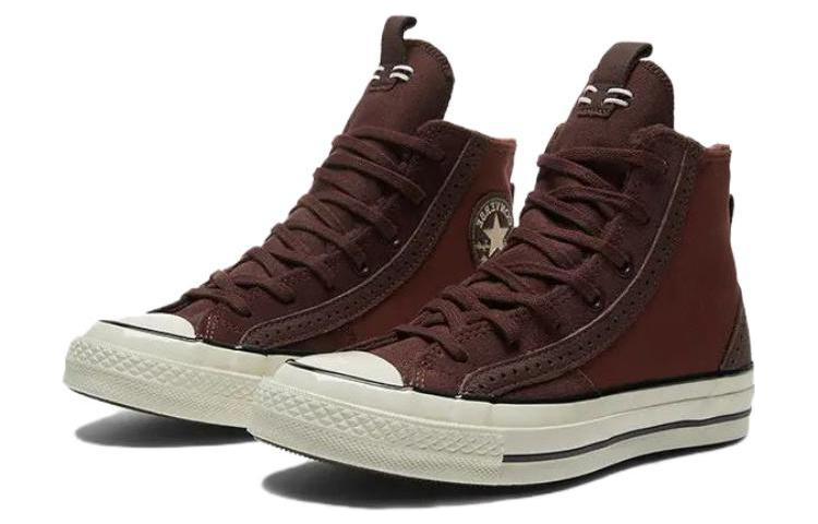 Converse Chuck 70 Leather & Suede Sneakers 'Charcoal' A08179C