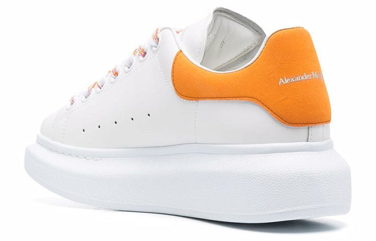 (WMNS) Alexander McQueen Oversized Sneaker 'Orange Suede' 553770WHGP79756