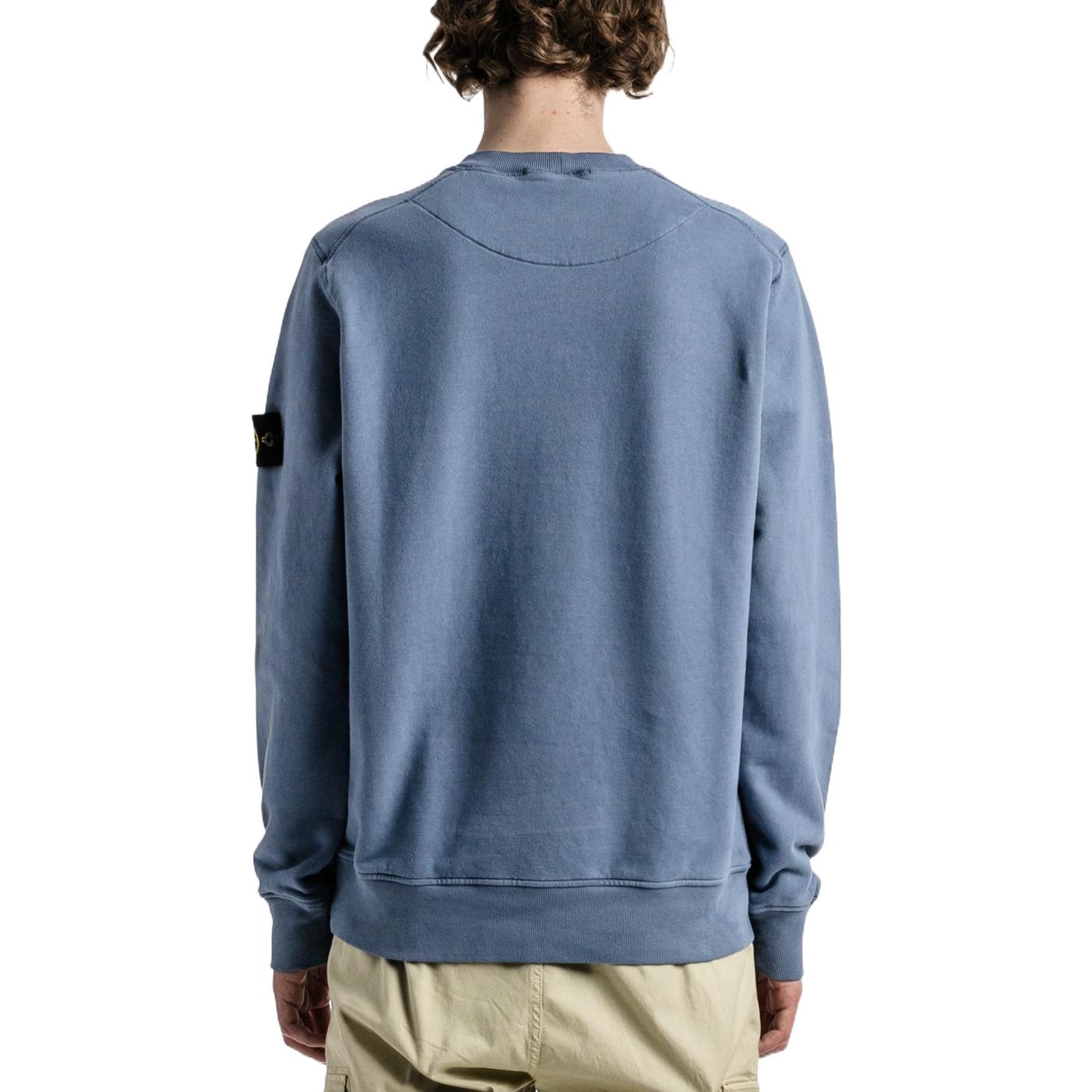 STONE ISLANDGarment Dyed Felpa Sweatshirt 'Blue' 771563020-V0024