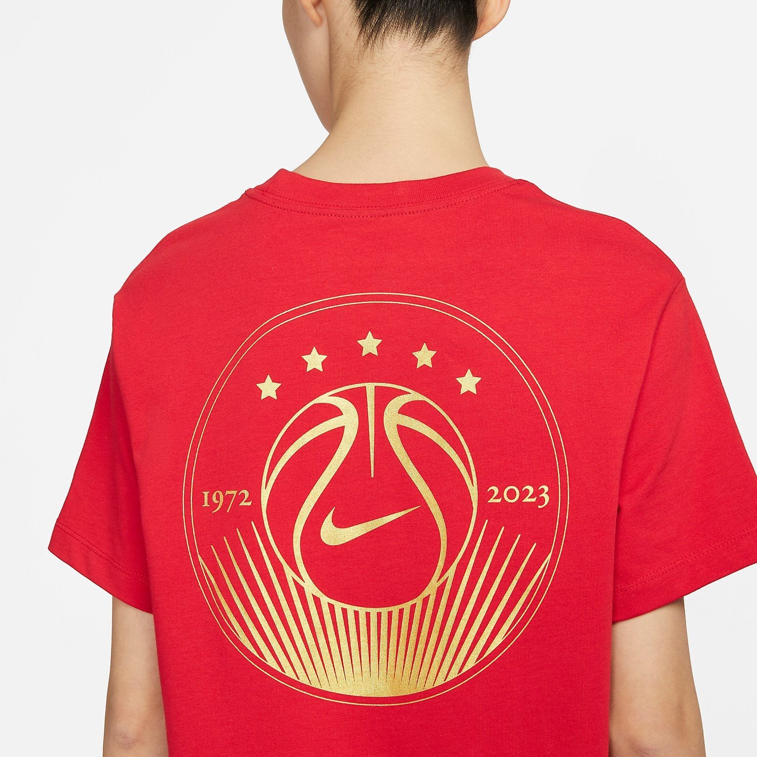 (WMNS) Nike Sportswear Short-Sleeve T-Shirt 'University Red' DX7941-657
