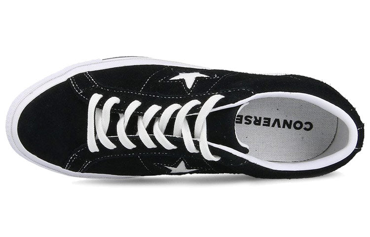 Converse One Star Low 'Black Suede' 158369C
