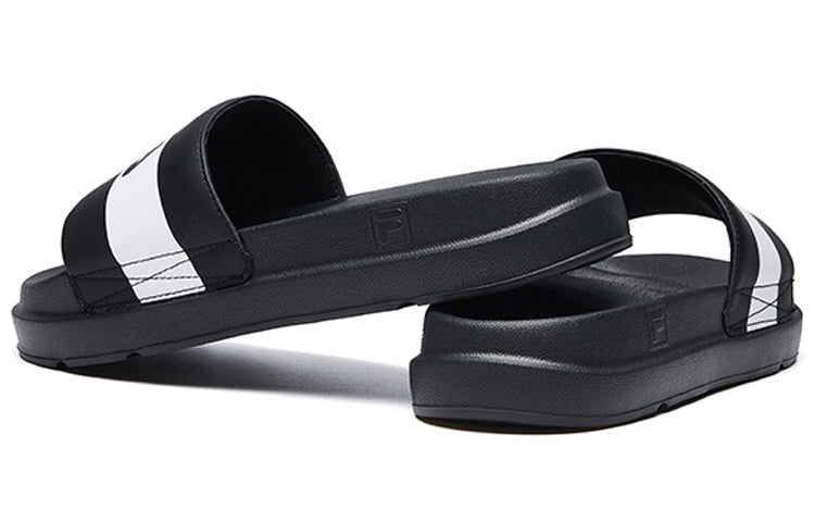 (WMNS) FILA Slippers Black/White F12W024631ABW