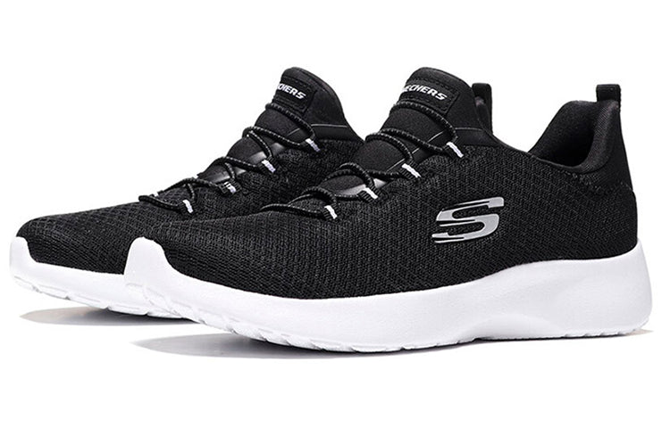 (WMNS) Skechers Dynamight Low-Top Black/White 12119-BKW
