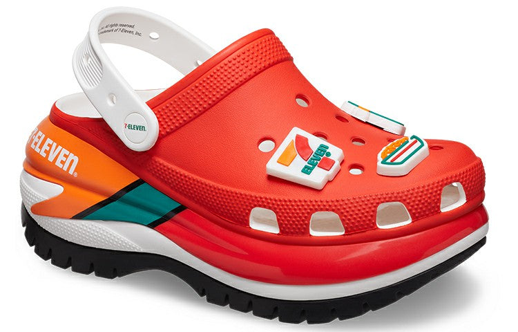 Crocs x 7-ELEVEN Classic Crush Clog 'Red' 208273-610