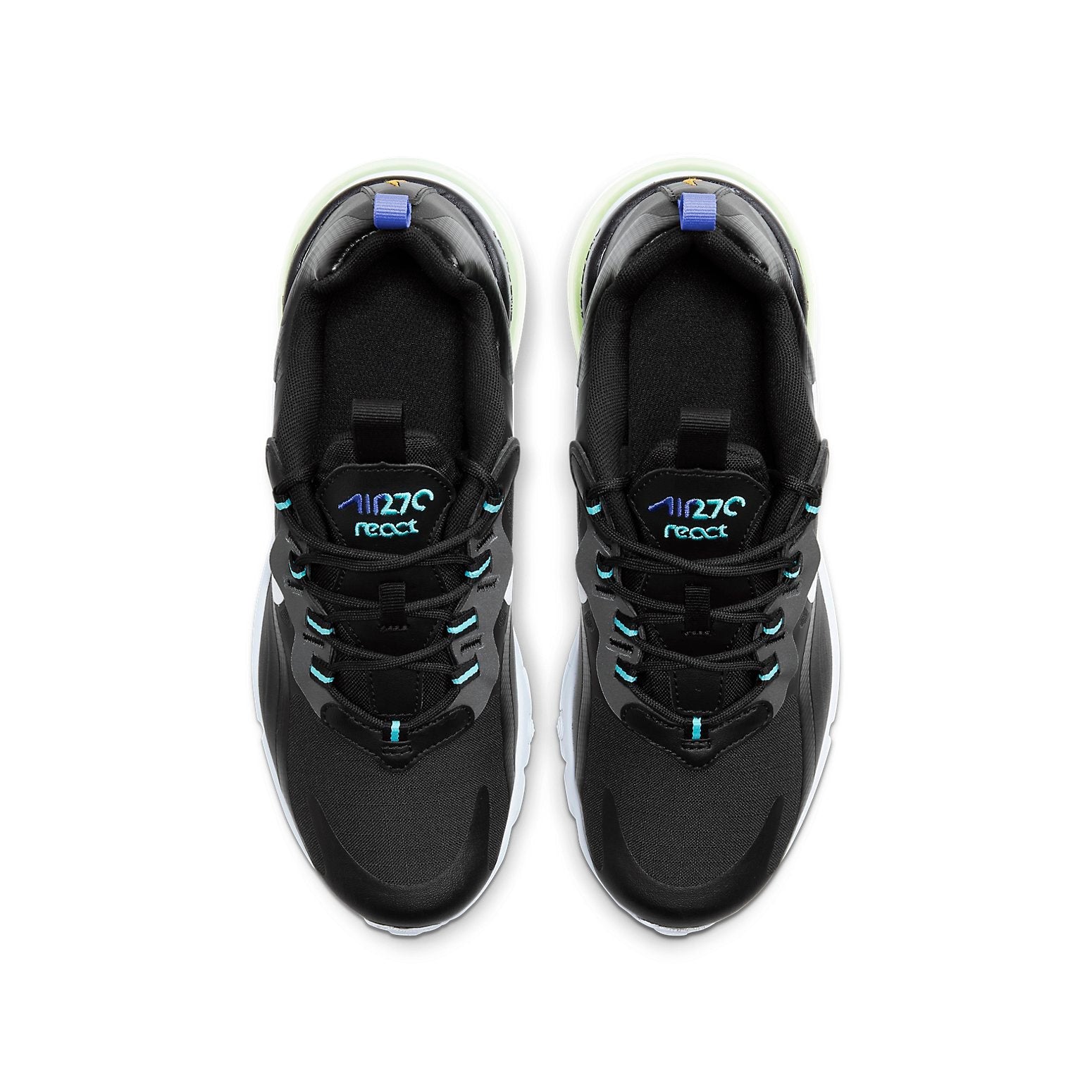 (GS) Nike Air Max 270 React 'Black White Green' CZ4212-001