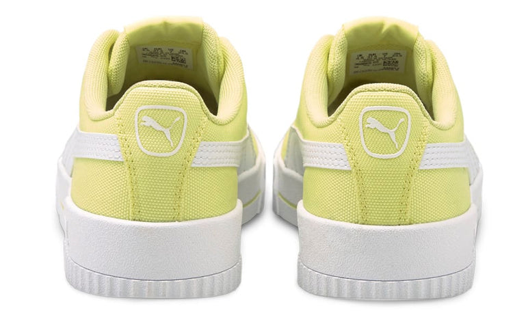(WMNS) PUMA Carina Canvas Sneakers Yellow 368669-05