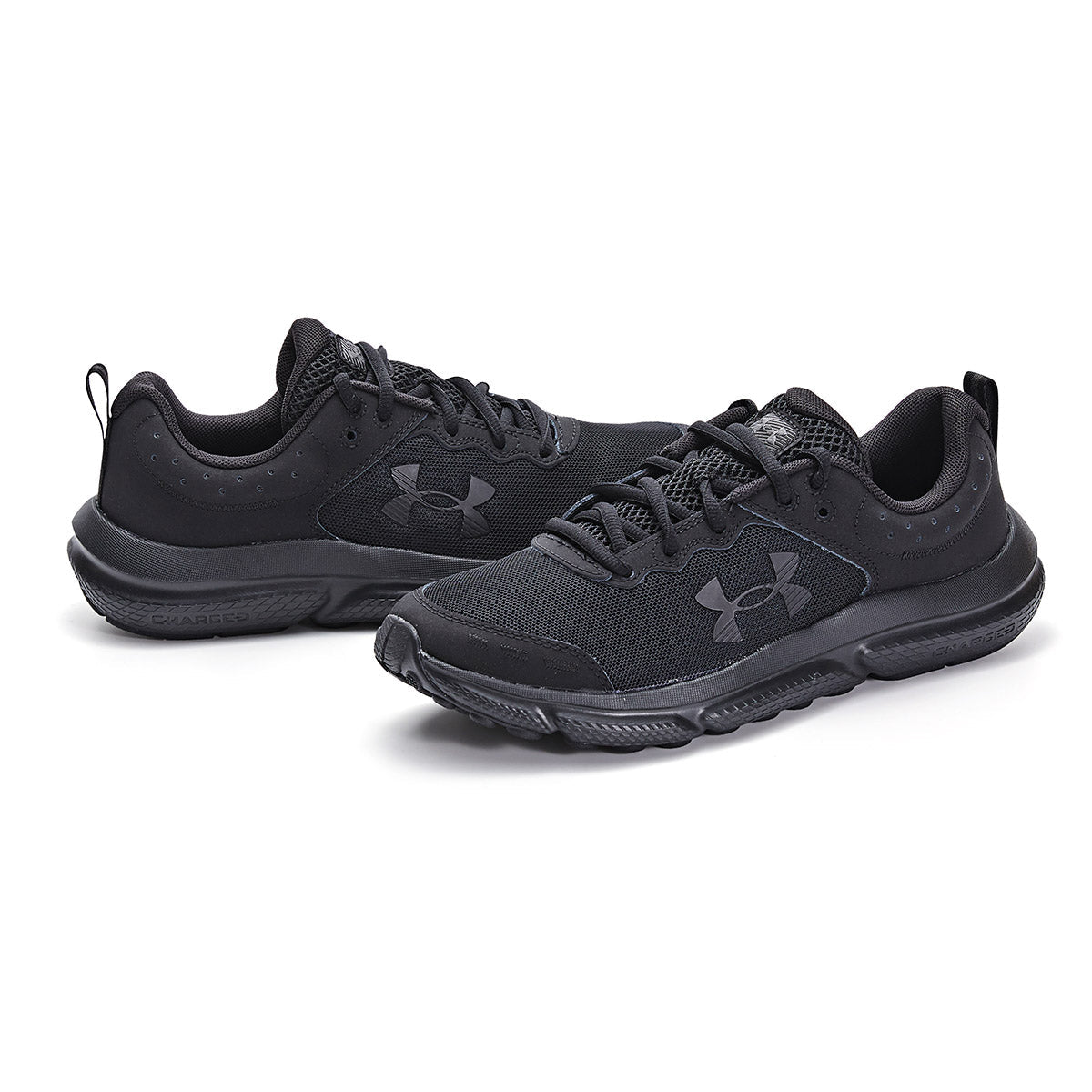 (GS) Under Armour Assert 10 AC 'Triple Black' 3026182-002