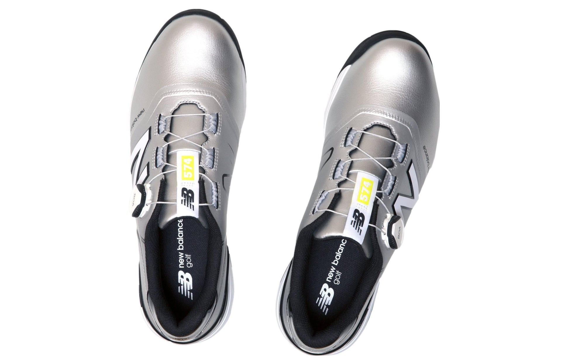 New Balance 574 V3 BOA Golf Shoes 'Silver Black' UGB574S3