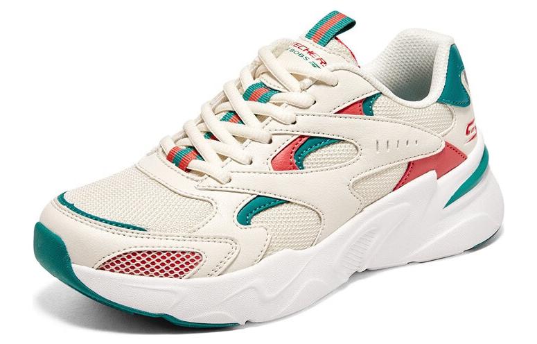 (WMNS) Skechers Bobs Bamina 'Cream White Multi' 117360-NTMT