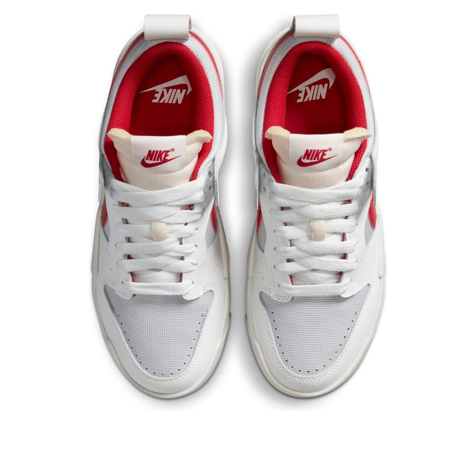 (WMNS) Nike Dunk Low Disrupt 'White Gym Red' CK6654-101