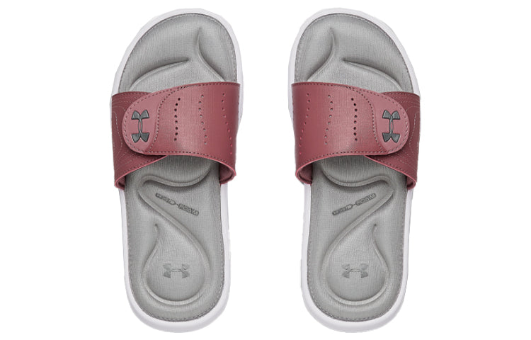 (WMNS) Under Armour Ignite 9 Slide 'White Hushed Pink' 3022717-102