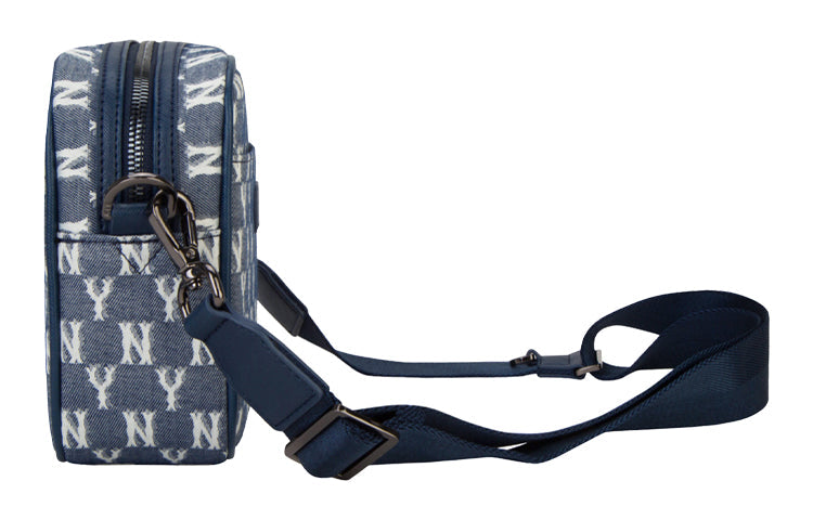 MLB Monogram NY New York Yankees Crossbody Bag Blue 32BGDC011-50N