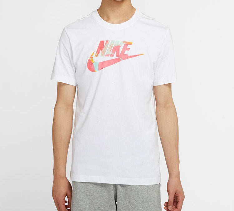 Nike Printing Large Logo Short Sleeve White CT5653-100
