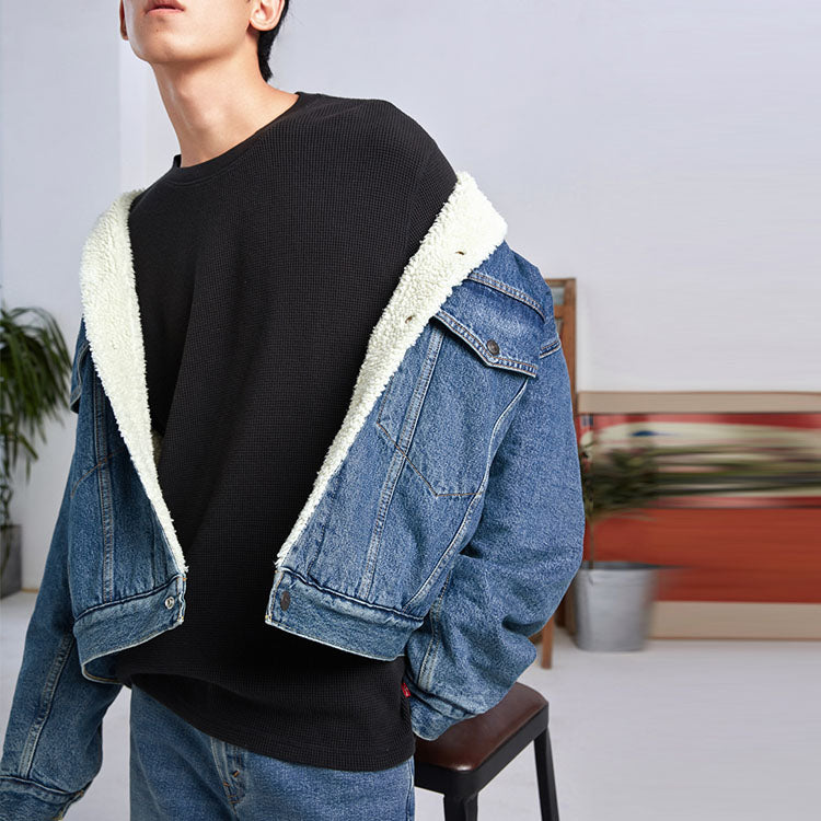 Levis Single-breasted Denim Jacket Blue 28814-0001