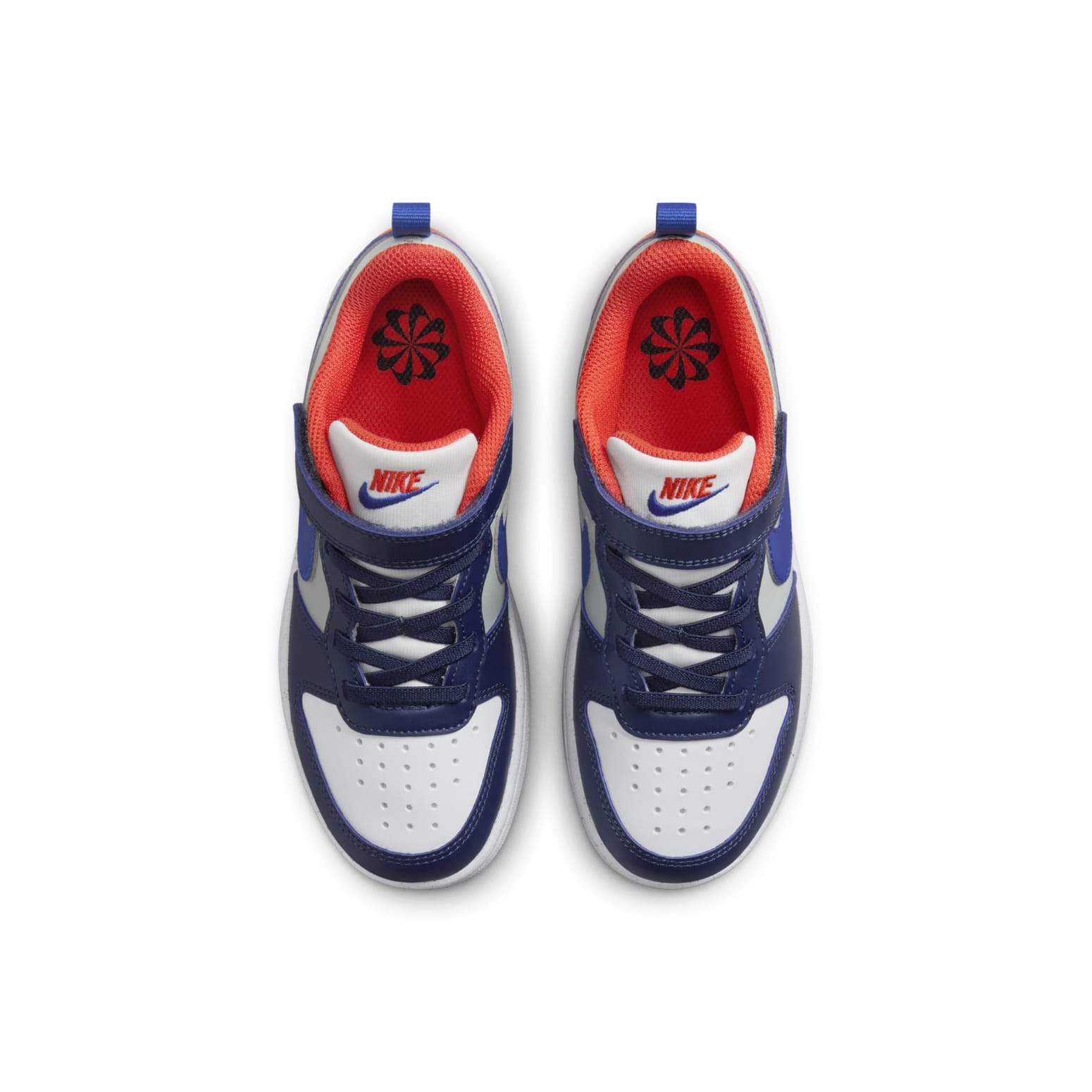 (PS) Nike Court Borough Low Recraft 'White Navy Orange' DV5457-401