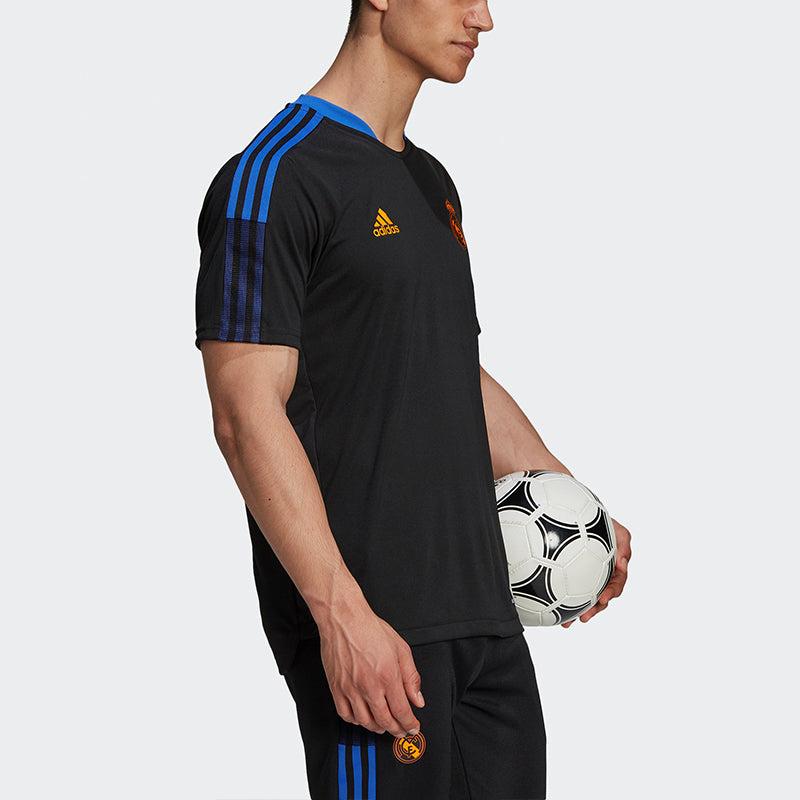 adidas Training Sports Short Sleeve Soccer/Football 21-22 Season real Madrid Black GR4323