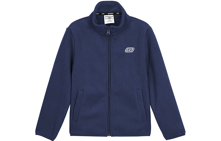 (GS) Skechers Patchwork Letter Hooded 3-In-1 Windbreaker Jacket 'Multi-Color' L321K147