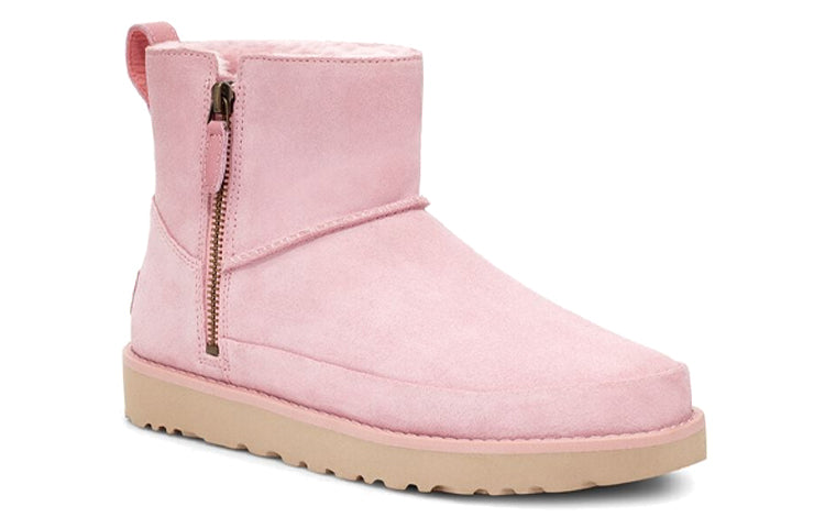 (WMNS) UGG Classic Zip Mini Suede 'Pink' 1113590-SHLL