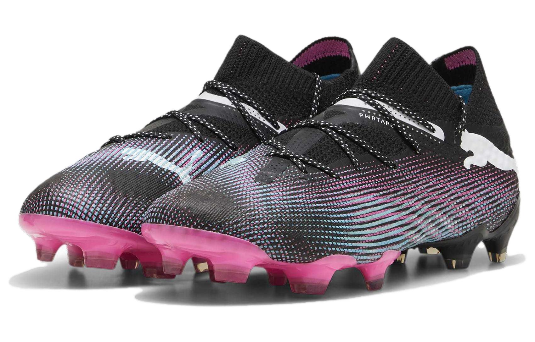 (WMNS) PUMA Future Ultimate 7 FG AG Cleats 'Phenomenal Pack - Black' 107701-04