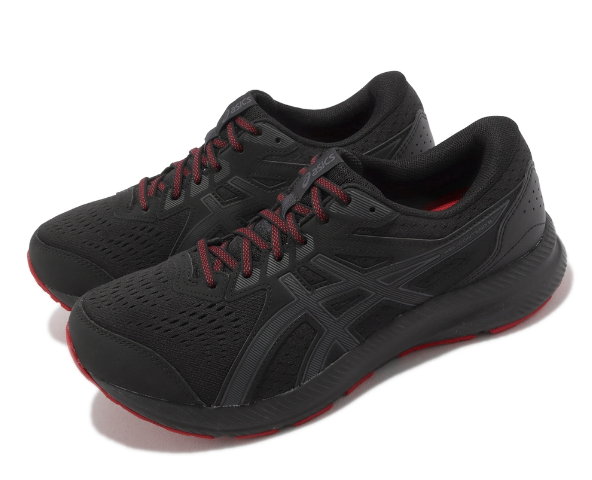 ASICS Gel-Contend 8 4E Wide 'Black Red' 1011B679-001