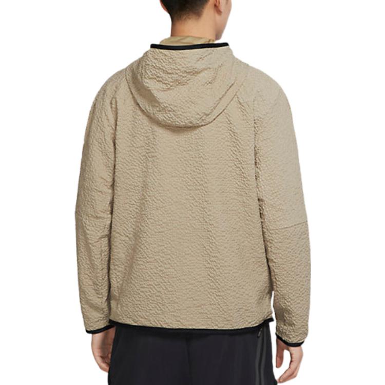 Nike Sportswear Tech Lined Woven Full-Zip Hooded Jacket 'Tan' DQ4323-247