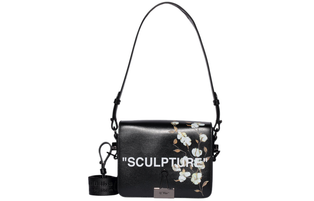 (WMNS) Off-White General Sculpture Single-Shoulder Bag 'Black' OWNA011R197790851001
