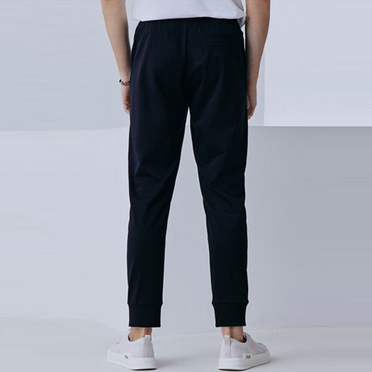 FILA Knit Bundle Feet Casual Sports Pants Black F11M132651F-BK