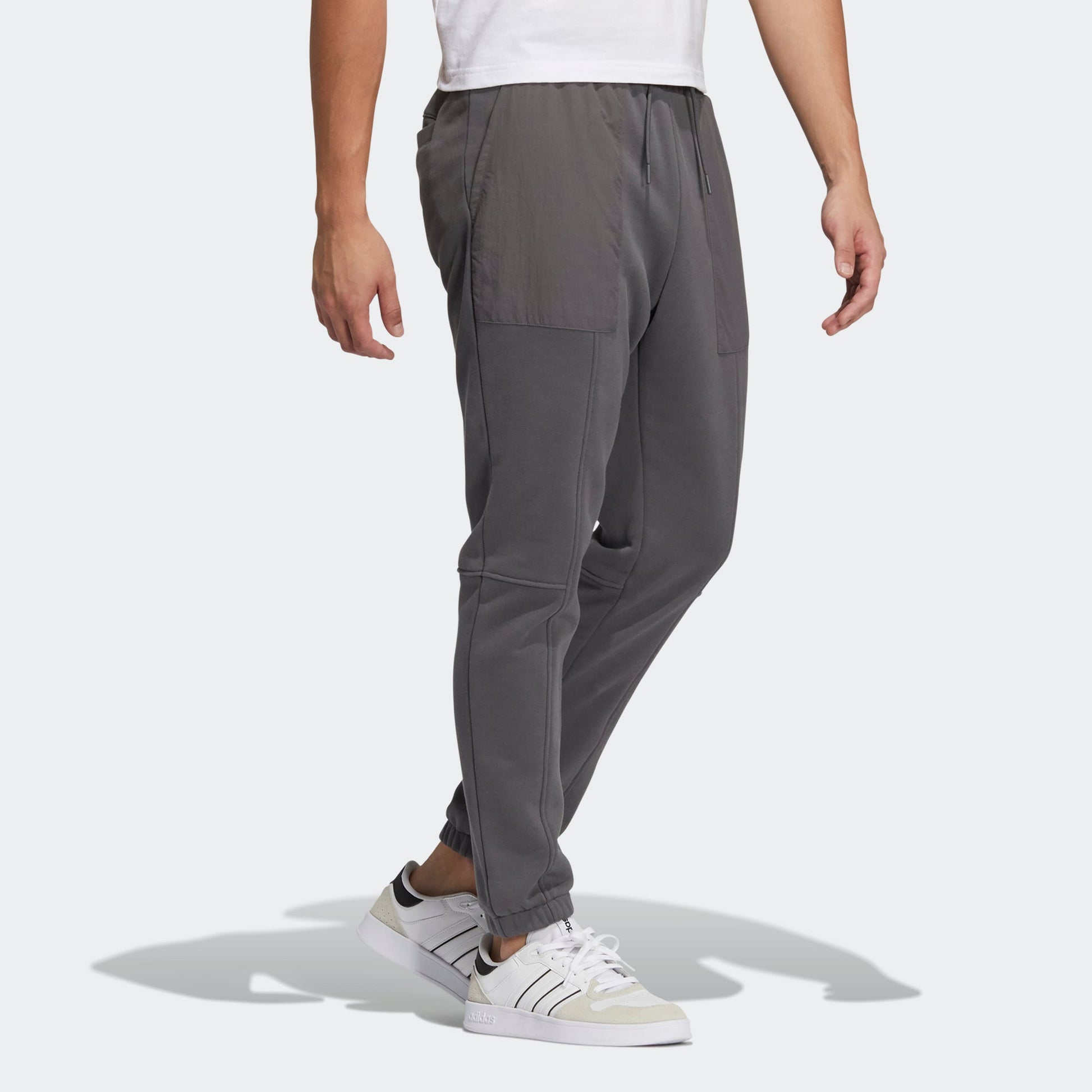 Men's adidas neo Ard Tp Alphabet Large Logo Sports Pants/Trousers/Joggers Gray HG1608
