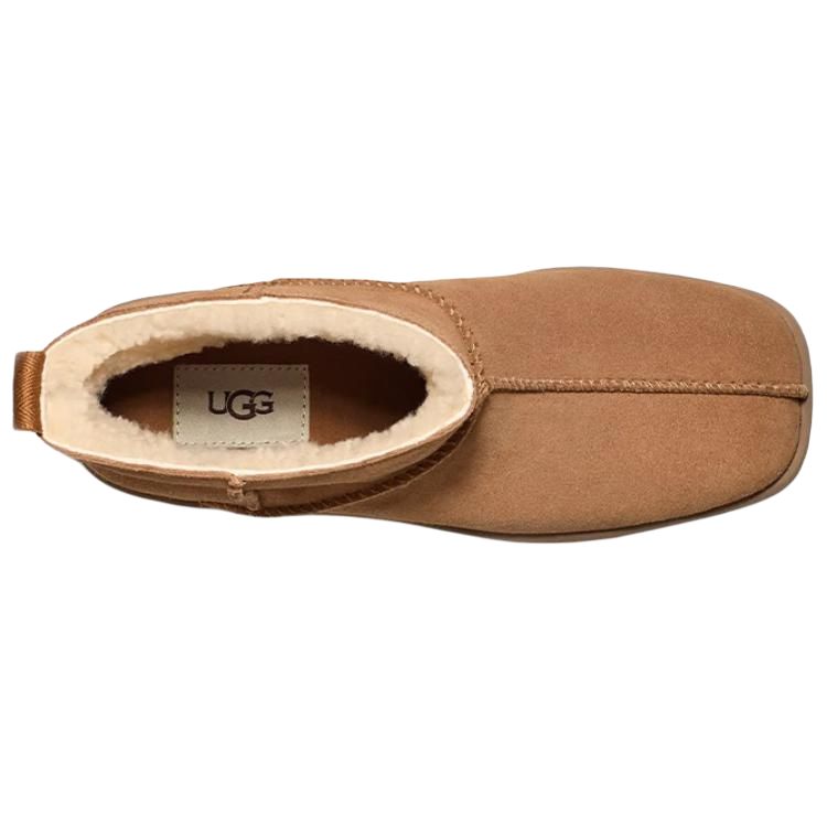 (WMNS) UGG New Heights Platform Mini 'Chestnut' 1157910-CHE
