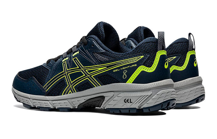 (GS) ASICS Gel-Venture 8 'French Blue Hazard Green' 1014A141-406