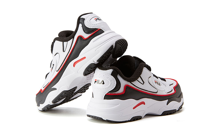 (GS) FILA Classic Retro Runner 'White Black Red' K15B041155FWB